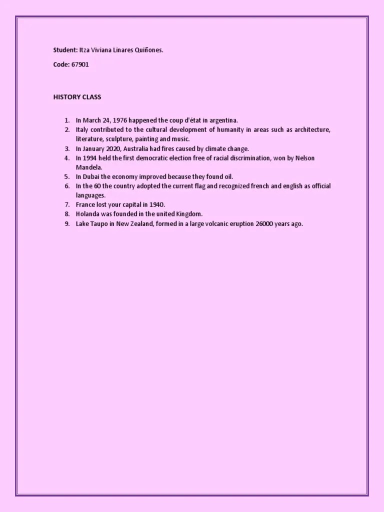 History Class PDF | PDF