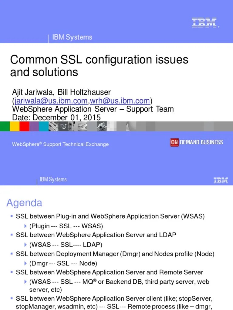 Common SSL Configuration Issues And Solutions | PDF | Transport Layer ...