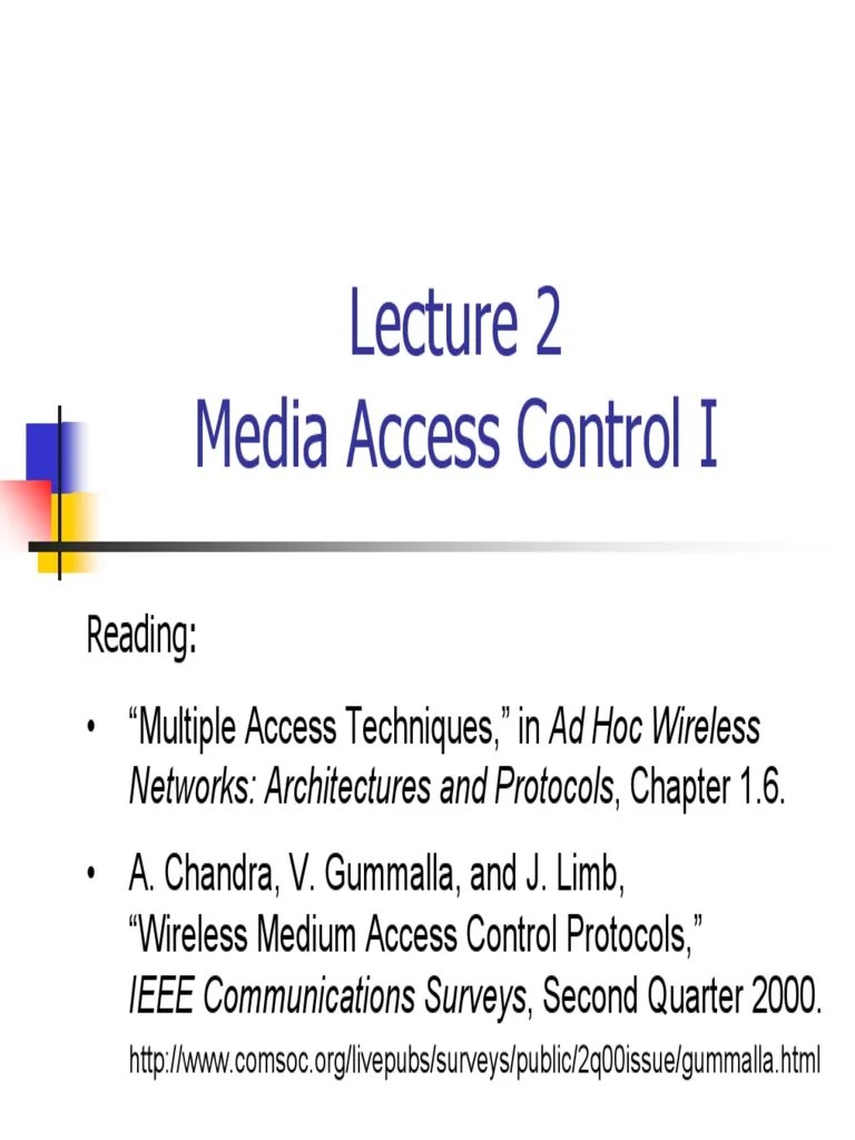 Understanding Media Access Control Protocols: A Breakdown Of Key MAC ...