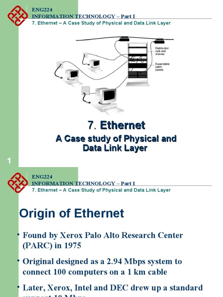 7 Ethernet | PDF | Ethernet | Data Transmission
