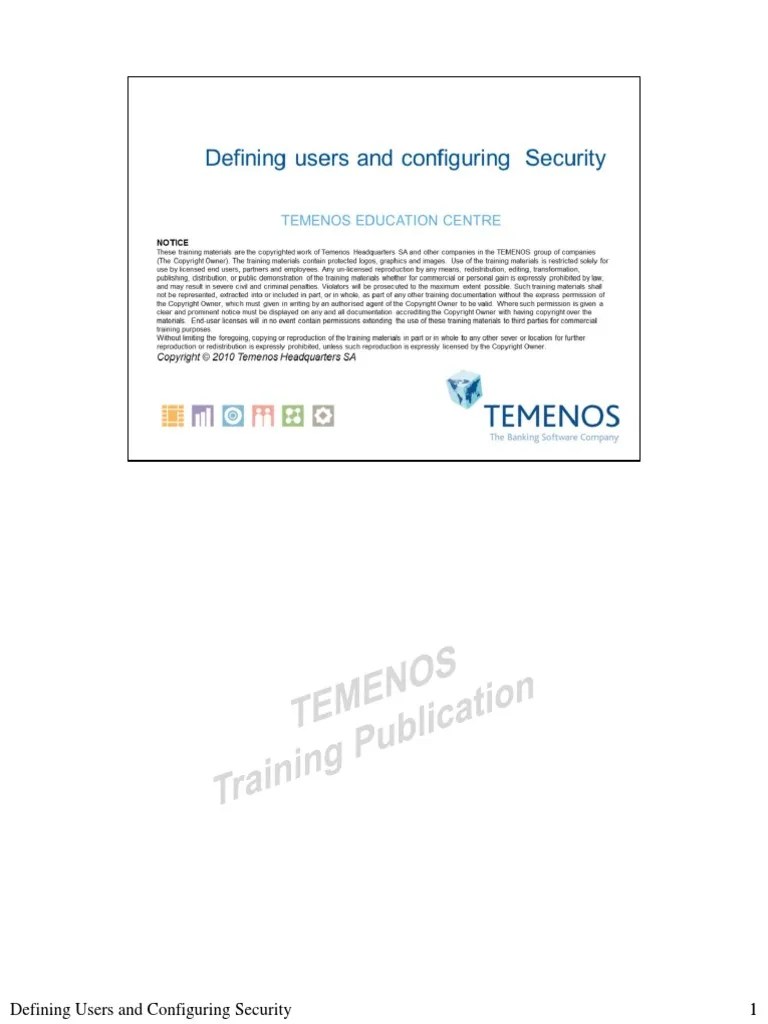 Defining Users And Configuring Security | PDF | Password | User (Computing)