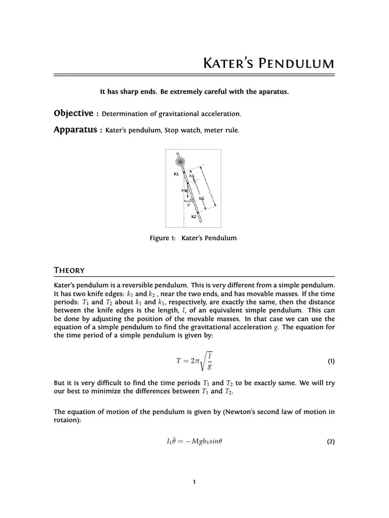 Lab 5 PDF | PDF | Pendulum | Mass