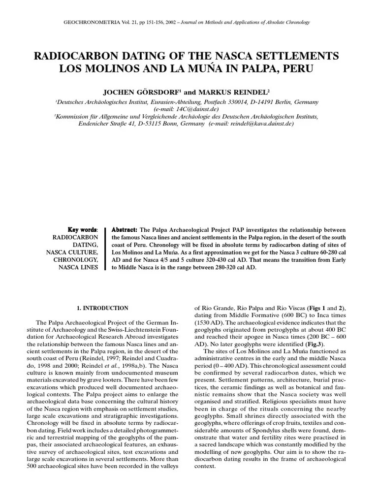 Radiocarbon PDF | PDF | Radiocarbon Dating | Excavation (Archaeology)