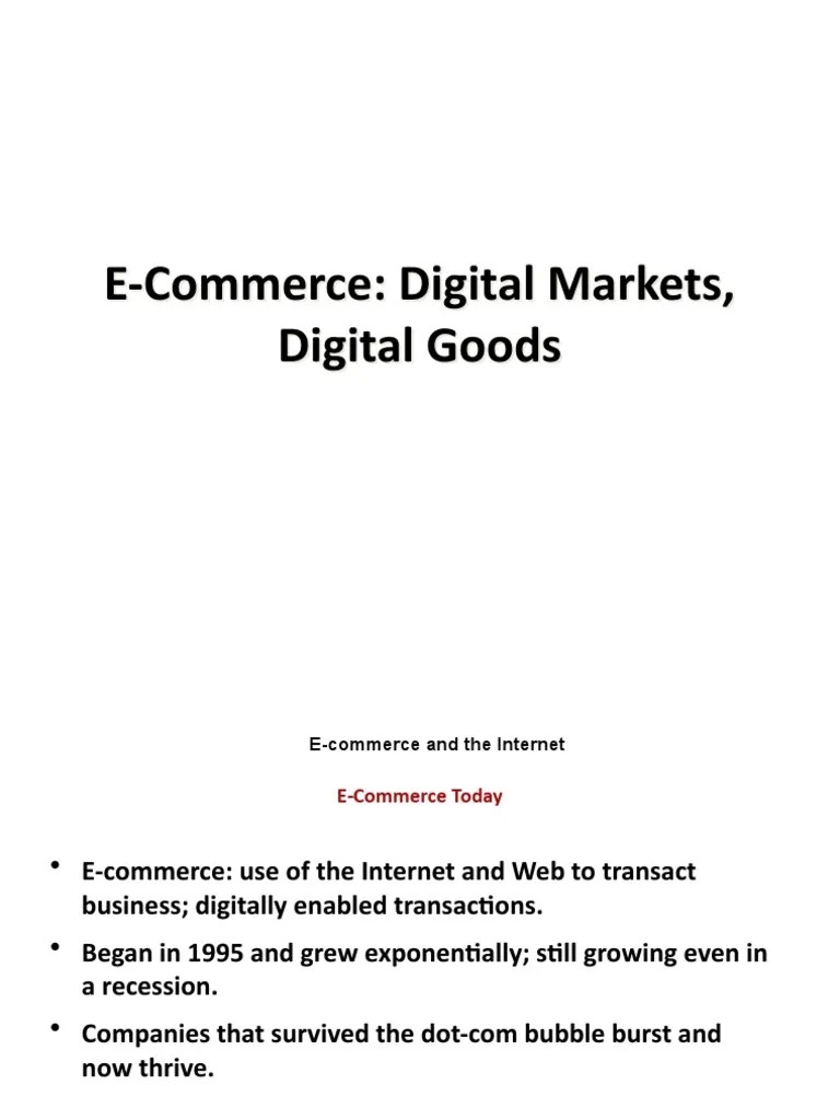 E Commerce | PDF | Electronic Data Interchange | E Commerce