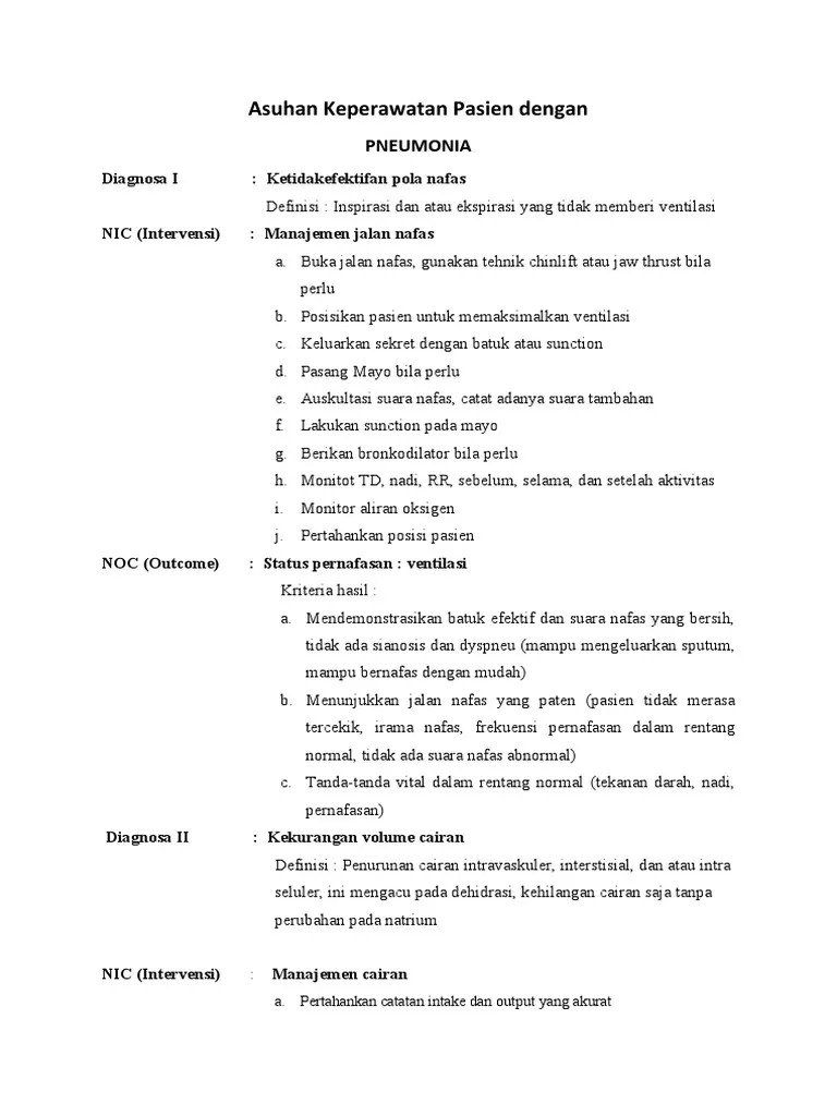PAnduan PAK Pneumonia | PDF