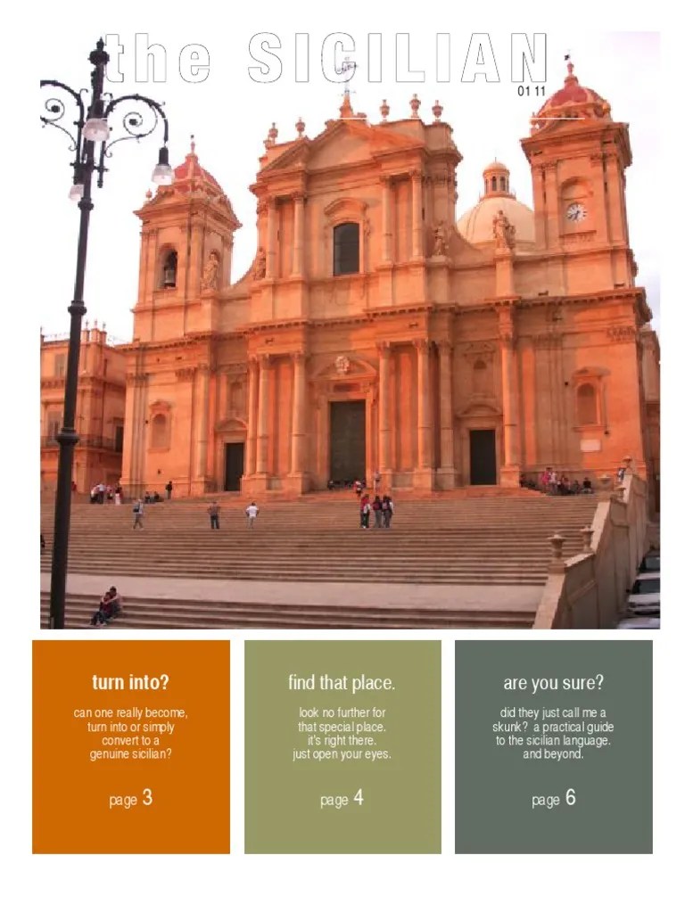 The SICILIAN 0111 | PDF | Sicily