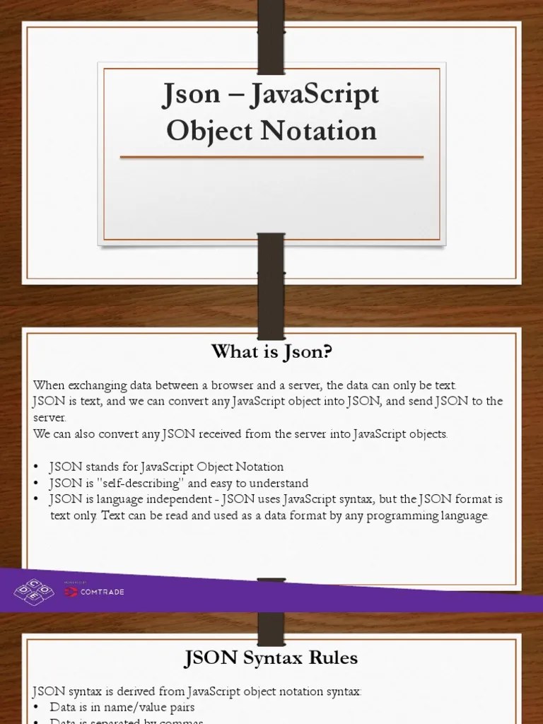 Json - Javascript Object Notation | PDF | Json | Java Script