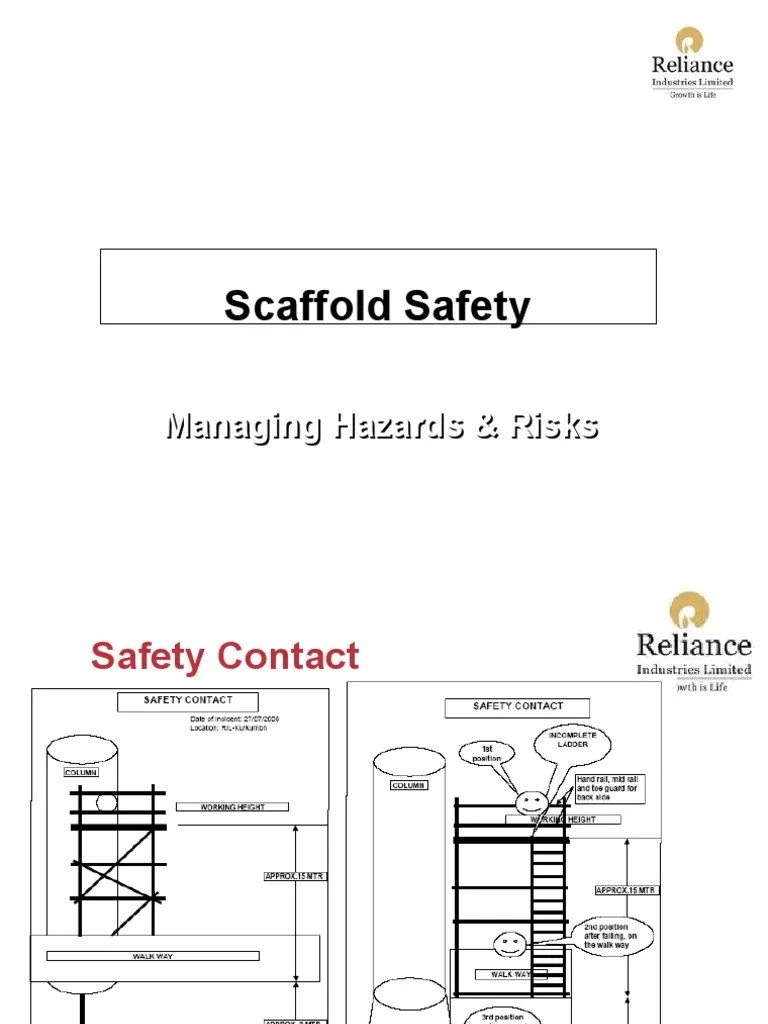 Scaffold Safety - Training Module-REV01 | PDF | Scaffolding | Economic Sectors