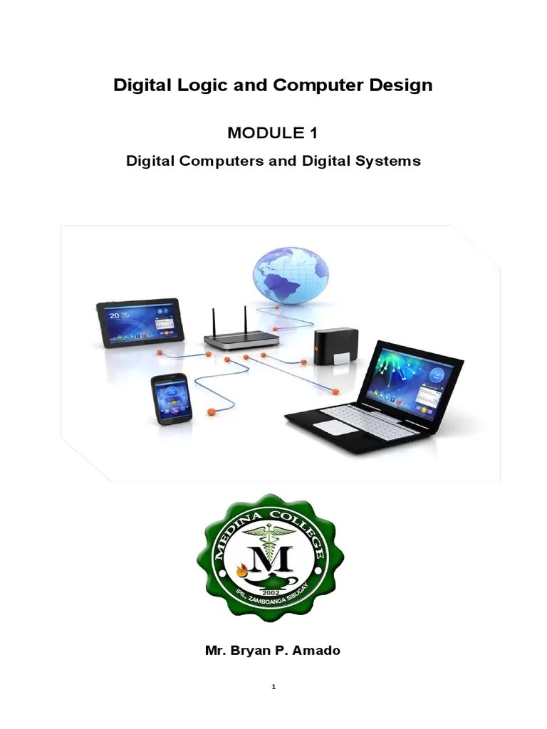 Module-1-CS103-Digital Logic And Computer Design | PDF | Subtraction ...