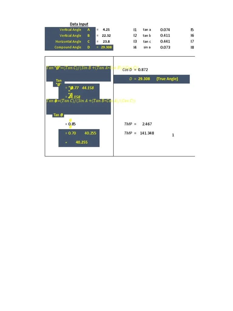 Calculation Of Bend | PDF