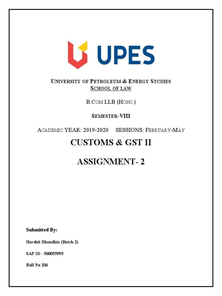 Assignment 2 | PDF | Dumping (Pricing Policy) | Customs