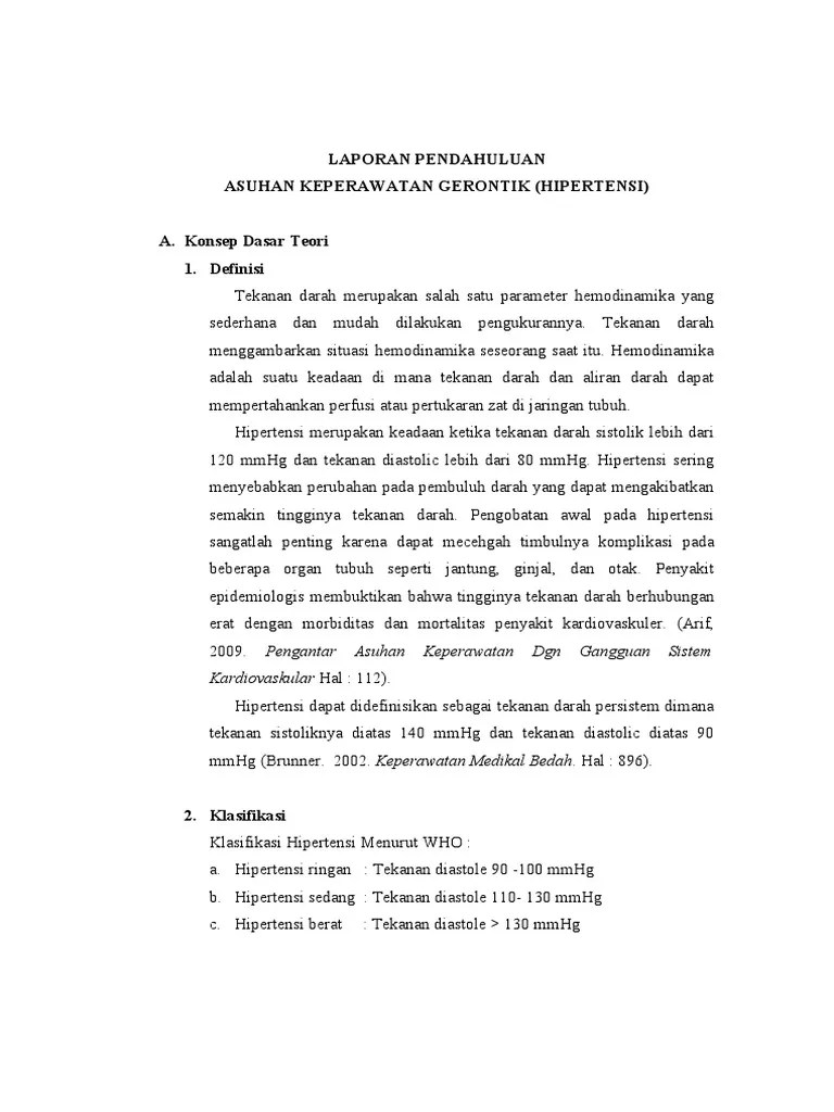 LP Gerontik (Hipertensi) | PDF