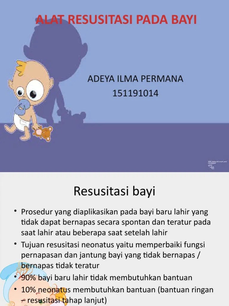 ALAT RESUSITASI PADA BAYI Adeya Ilma | PDF