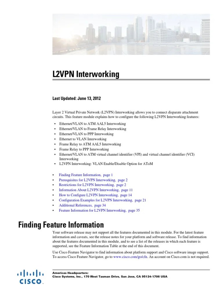 MPLS Layer2 VPN Configuration | PDF | Asynchronous Transfer Mode ...