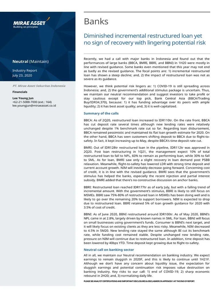 1 PDF | PDF | Financial Analyst | Banks