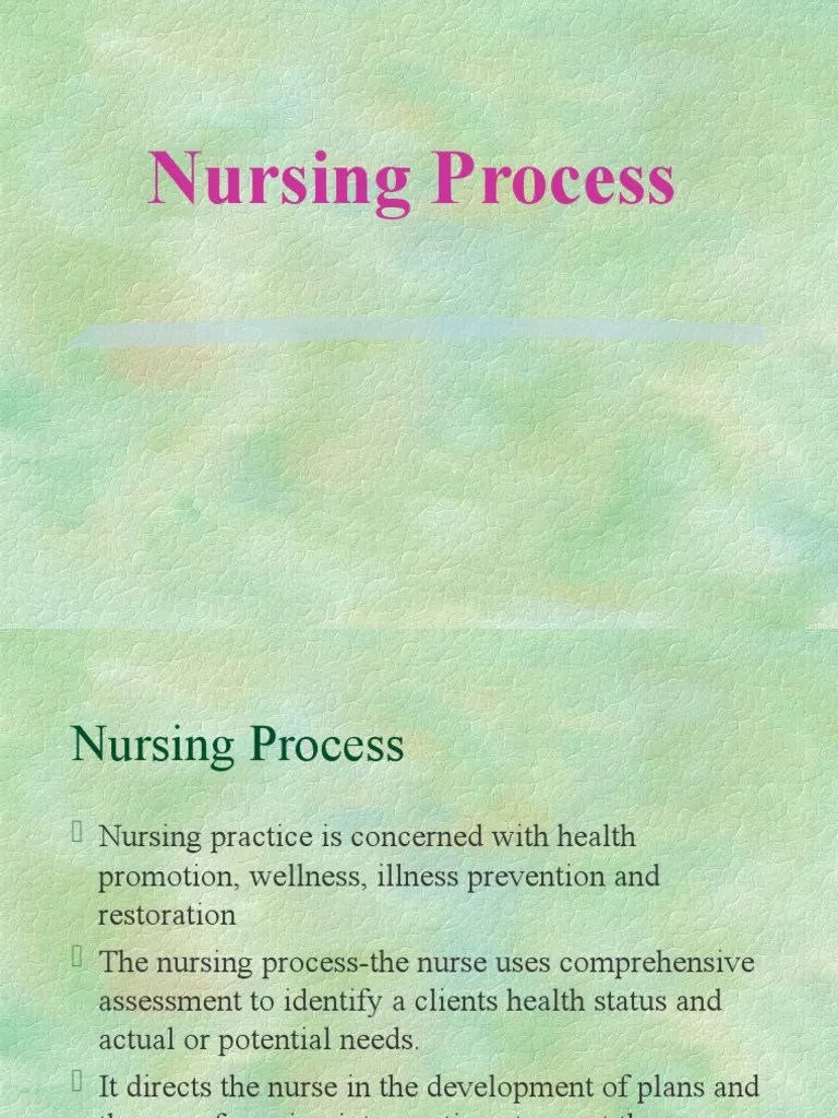 B. The Nurse Nursing Diagnoses Are Formulated To Identify Client ...