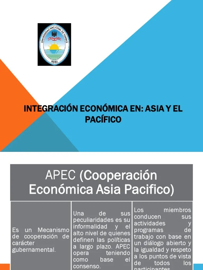 Integración Económica En ASIA PDF | PDF | Cooperacion Economica Asia Pacifico | Política