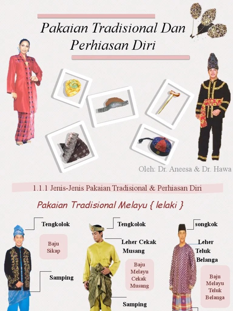 7 baju melayu style tips to . Pakaian Tradisional Dan Perhiasan Diri 2t Pdf