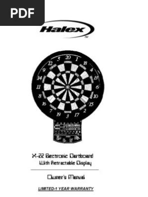 To mount a cabinet for an electronic dartboard: Halex Dartboard User Guide Pdf Sports Leisure