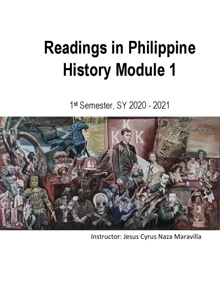 Readings In Philippine History Module 1.pdf Version 1 PDF | PDF