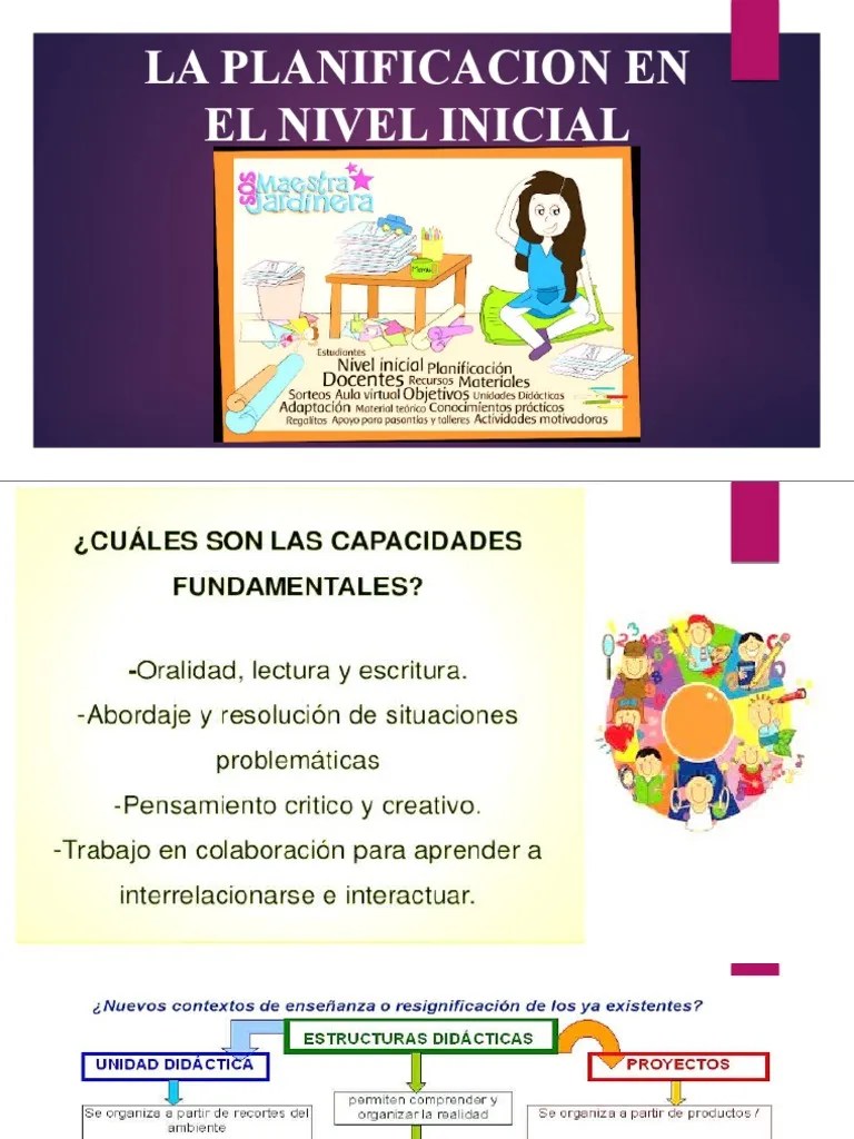 La Planificacion En El Nivel Inicial | PDF | Educación De La Primera Infancia | Plan De Estudios