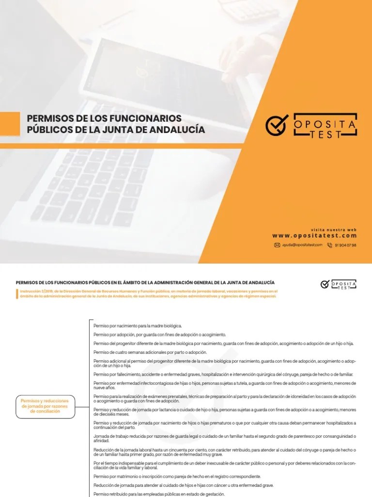 Permisos Funcionarios Junta Andalucia | PDF | Adopción | Parto
