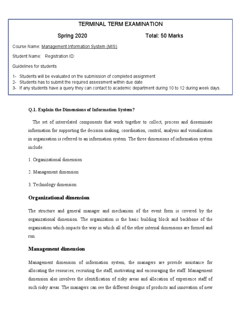 Management Information System MIS | PDF | Real Time Computing | Decision Support System