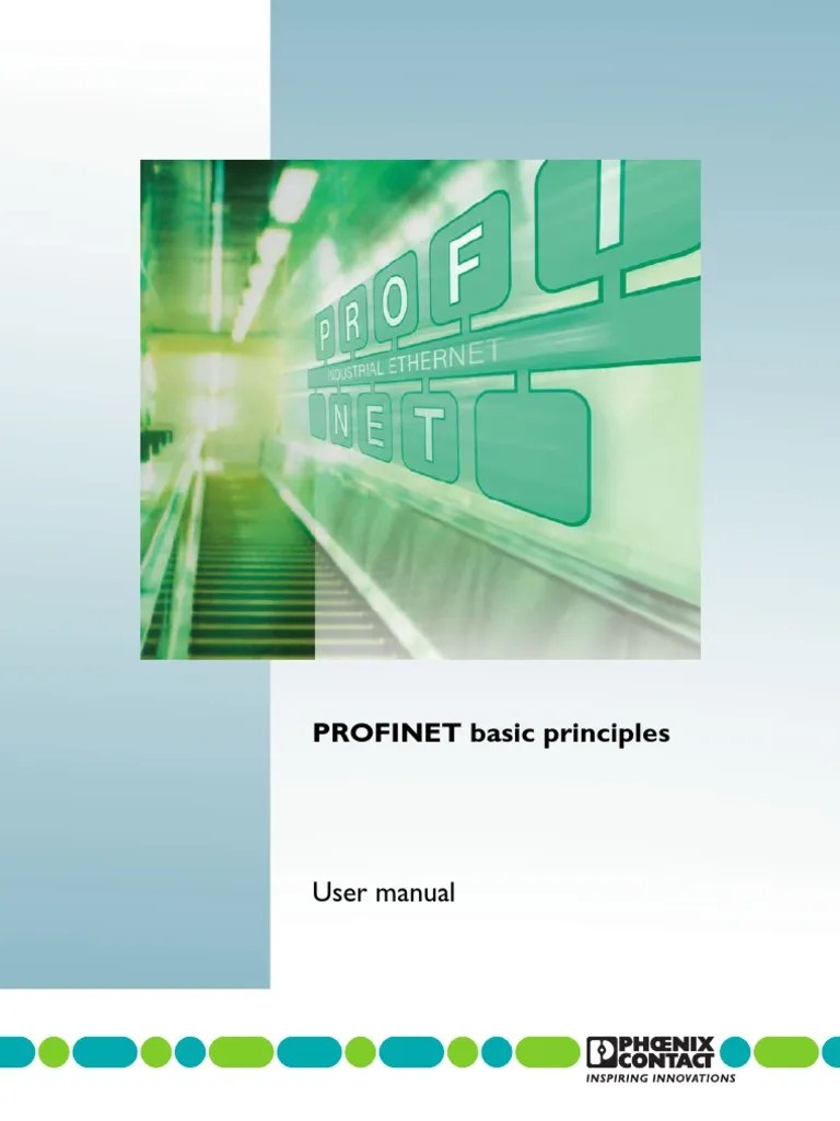 PROFINET Basic Principles: User Manual | PDF