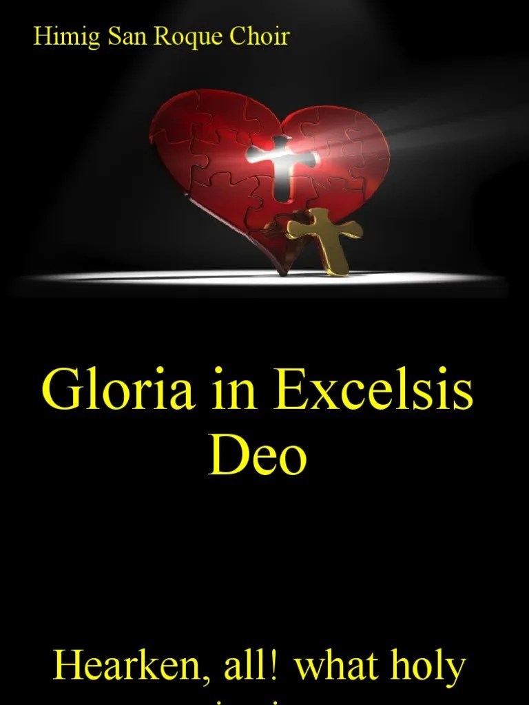 Gloria In Excelsis Deo | PDF