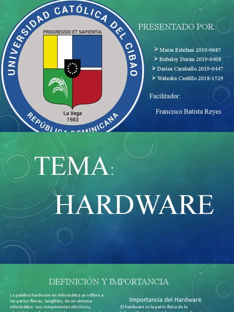 Hardware | PDF | Hardware De La Computadora | Almacenamiento De Datos De La Computadora