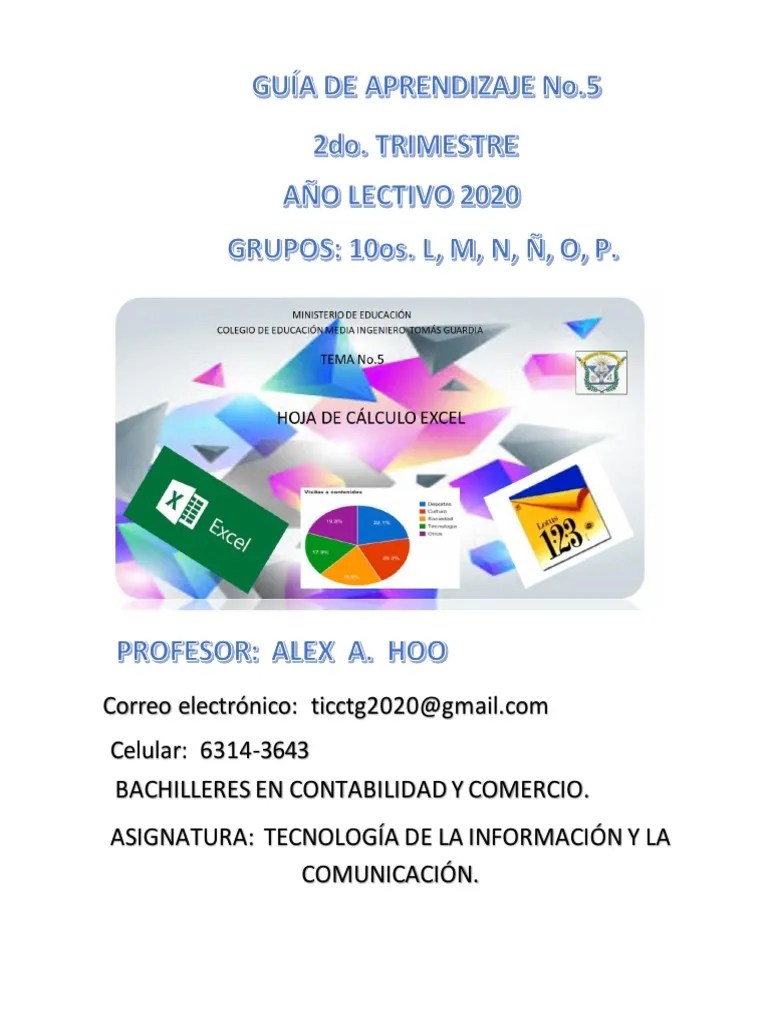 Guía Didáctica Tic No.5 | PDF