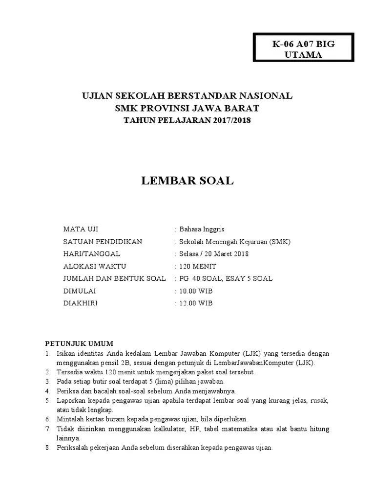 By ayunara bahar on 9/17/2020 10:21:00 pm in bahasa inggris smp , latihan soal bahasa inggris smp , latihan soal hope dan wish , latihan wish dan hope kelas 9 smp. Usbn Inggris Utama 1 Dan Jawaban 1 1 Pdf Indonesia Compact Disc