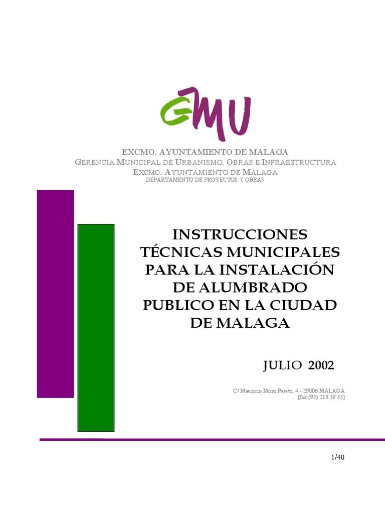 Proyecto De Alumbrado Publico | PDF | Luz De La Calle | Calle