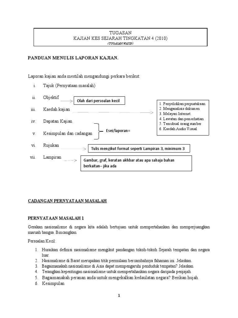 Melayu yang menentang malayan union. Panduan Menulis Laporan Kajian Kes Tingkatan 4 Pdf