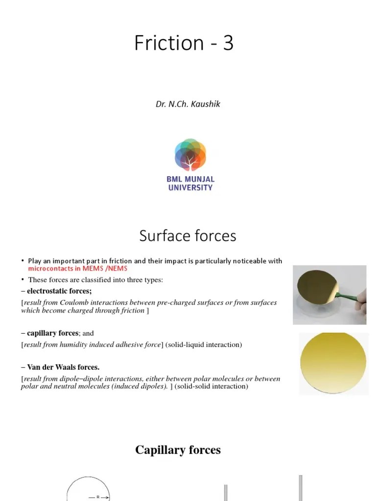 Friction - 3 PDF | PDF | Adhesion | Friction