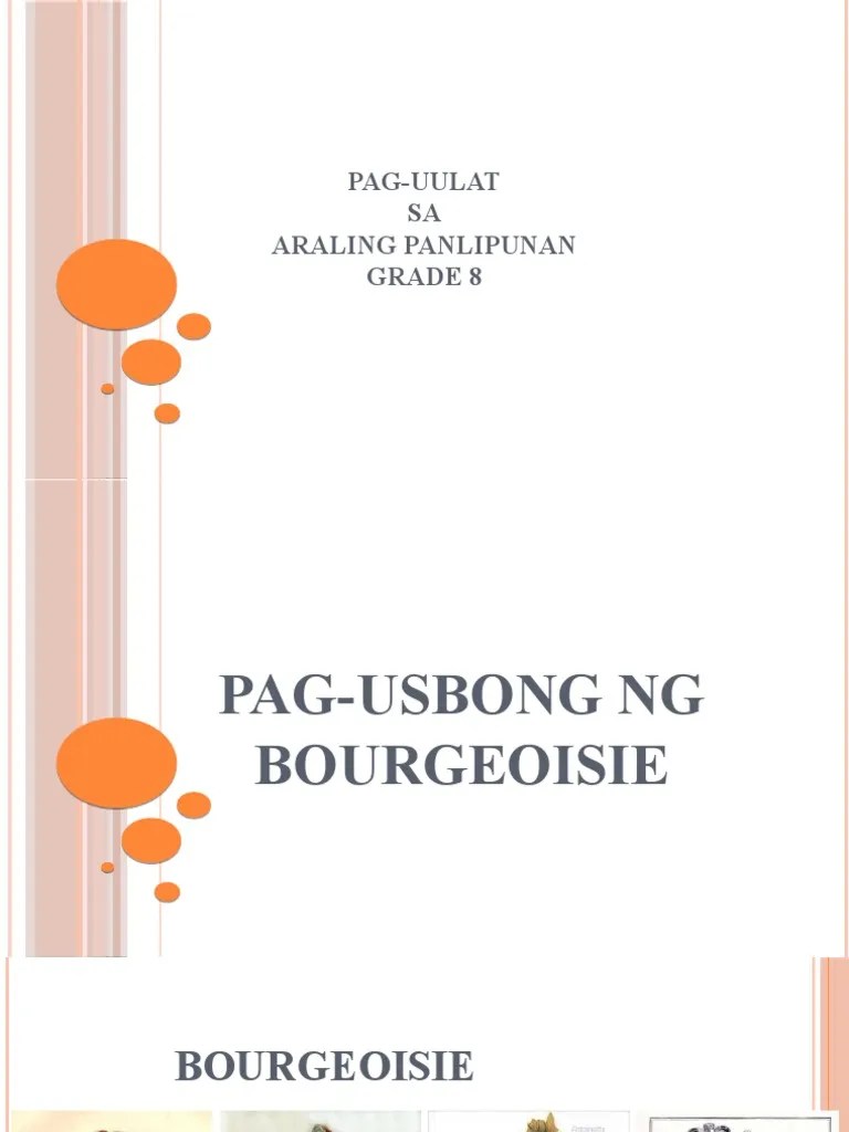 BOURGEOISIE | PDF