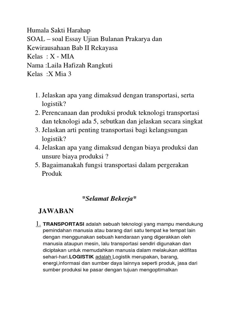 Pusat penelitian manufaktur, transportasi dan logistik. Sebutkan Dua Metode Mencari Ide Sebagai Solusi Dari Masalah Produk Transportasi Atau Logistik Sekali