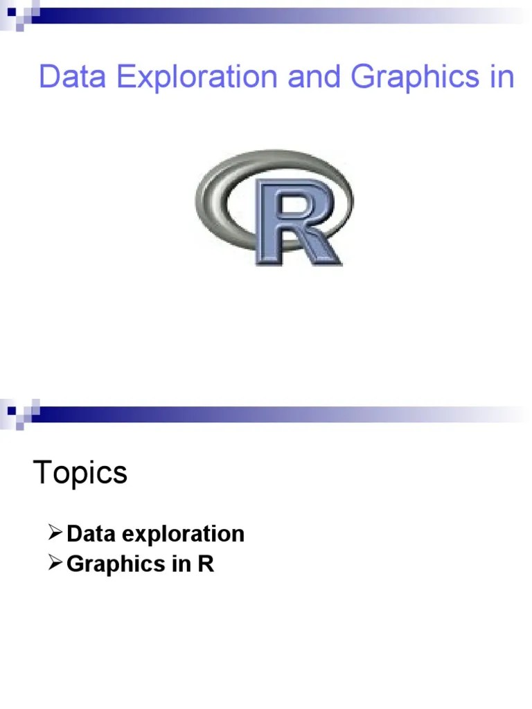 R For Data Exploration | PDF | Quartile | Standard Deviation