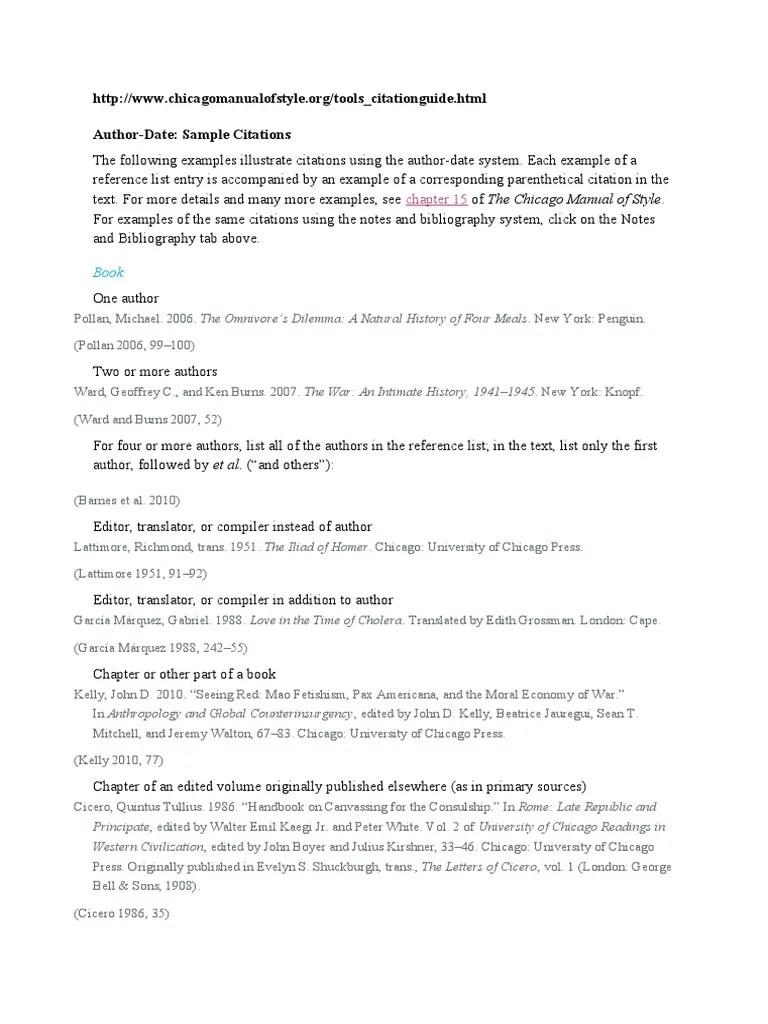 Chicago Manual Style | PDF | Digital Object Identifier | Citation