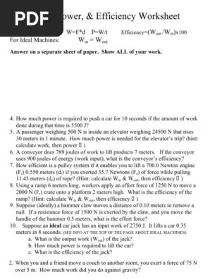 Instead of trying to find an accountant to handle all of your taxes — and potentially paying a high fee for the privilege — you can use turbotax to cheaply and efficiently file federal and state taxes. Work Power Eff Practice Pdf Pdf
