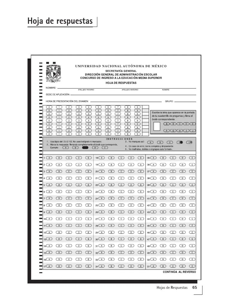 Examen Comipems 2009 PDF | PDF