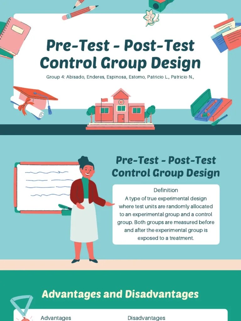 Pretest-Posttest Control Group Design | PDF | Experiment | Scientific Method