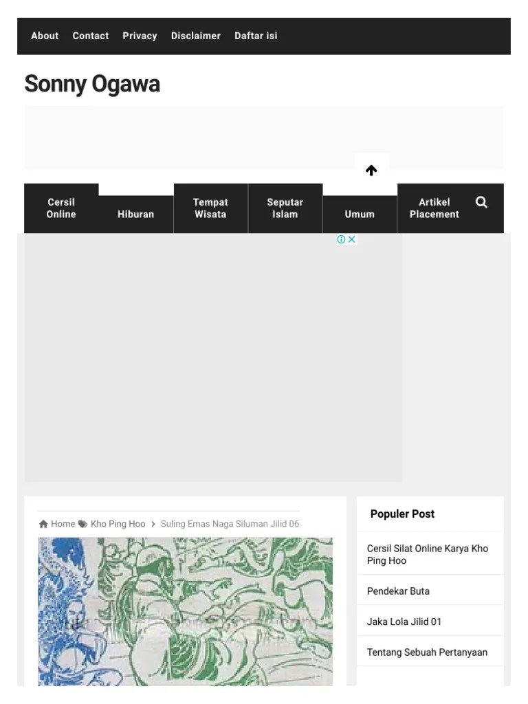 Suling Emas Naga Siluman Jilid 06 - Sonny Ogawa | PDF