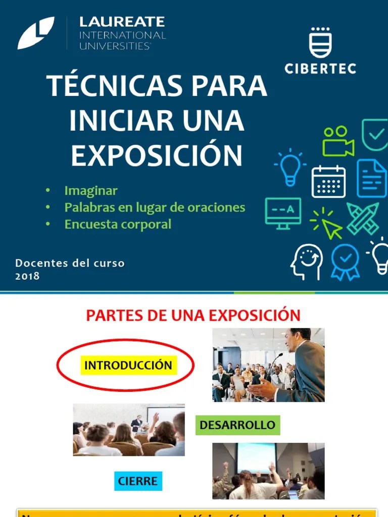 S11-Técnicas Para Iniciar Una Exposición - HHCCI - 2018-I | PDF