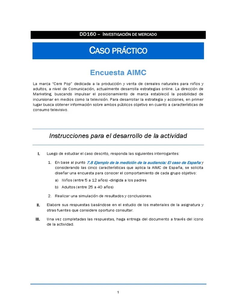 Caso Practico 160 Inv Mercados | PDF