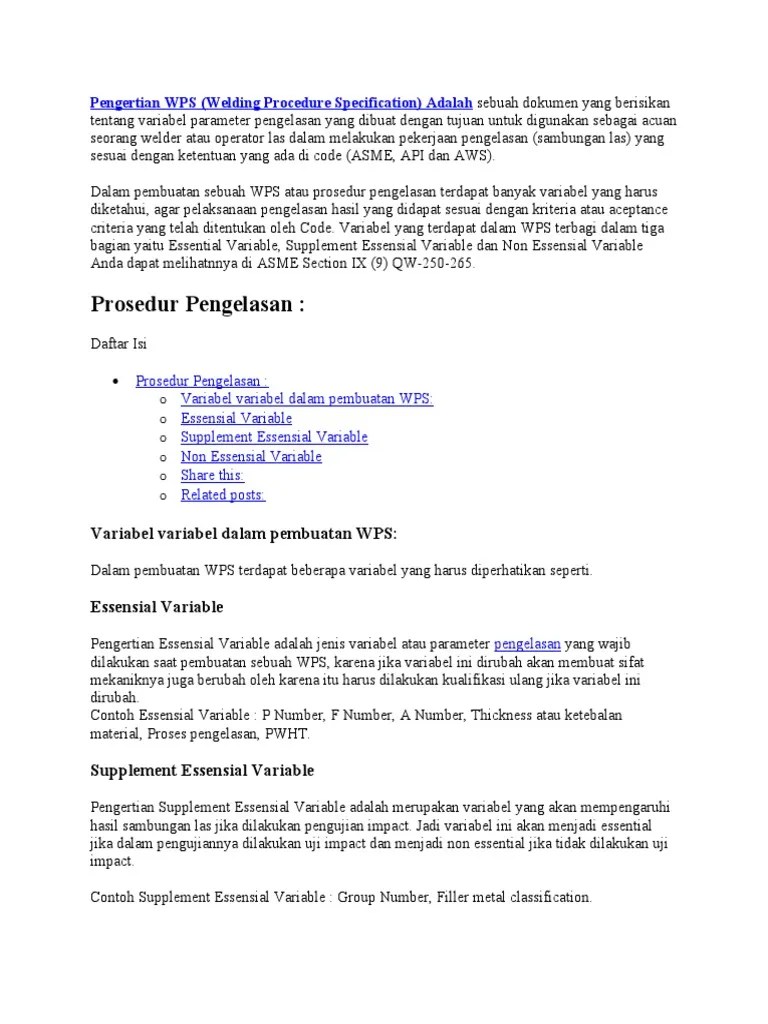 Pengertian WPS | PDF