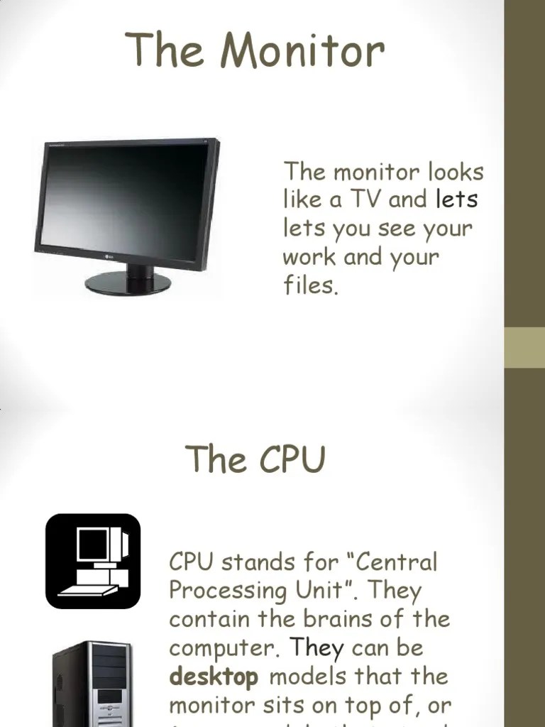 How Computers Work: An Introduction To Computer Parts And Functions ...