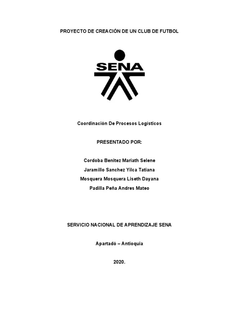 Equipo Proyecto Creación De Un Club De Fútbol | PDF | Asociación De Futbol | Cognición