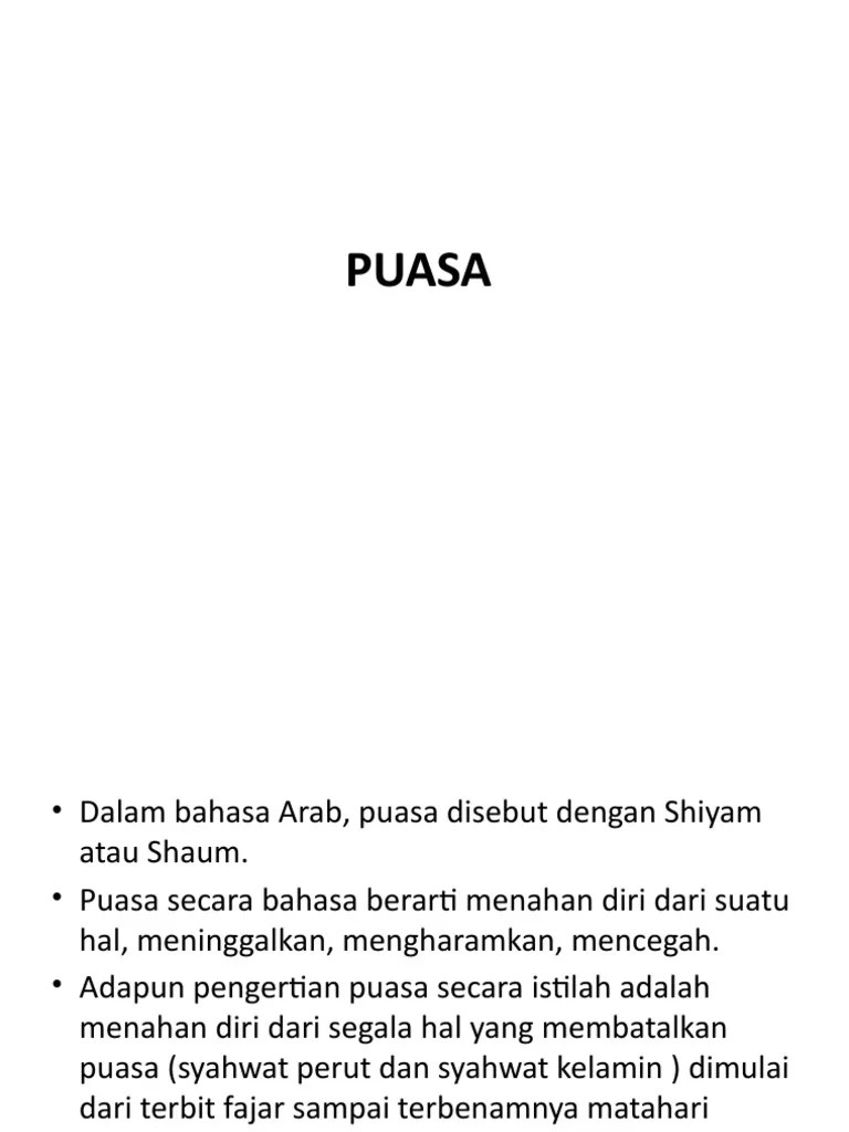 PUASA | PDF