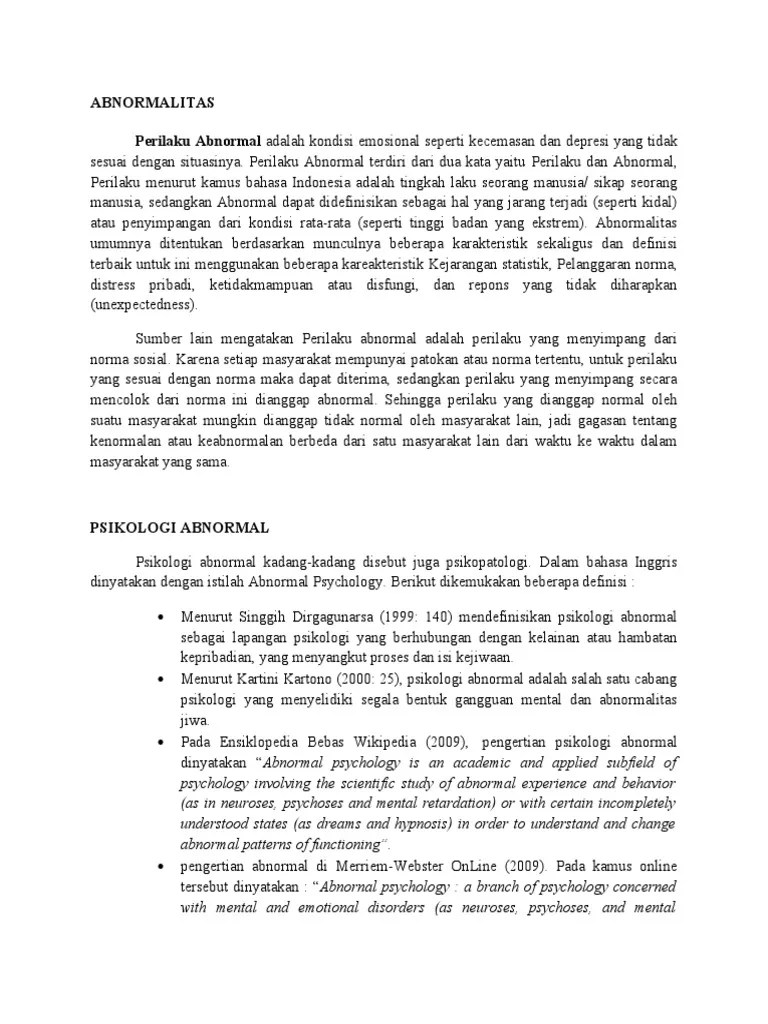 ABNORMALITAS | PDF